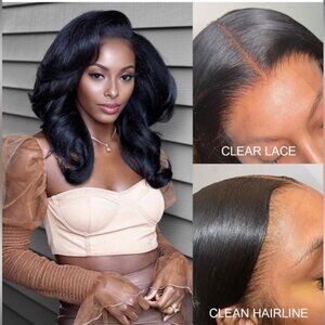 HUMAN HAIR 5x5 12” straight closure